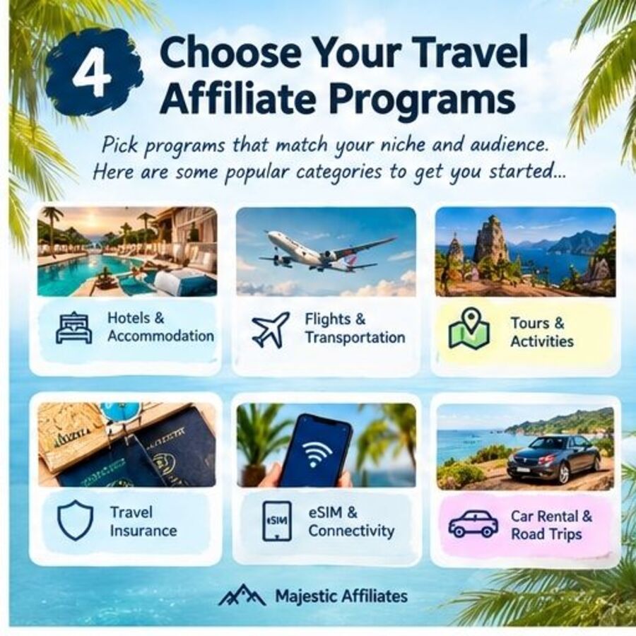 Choose Your Travel Affiliate Programs